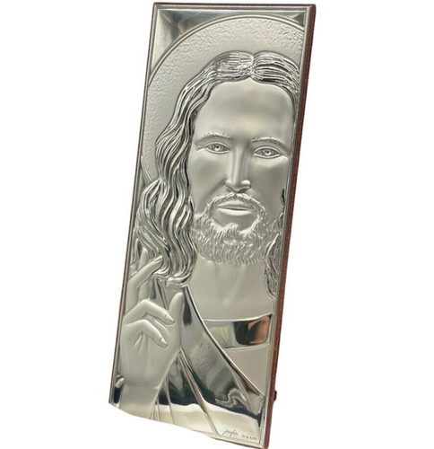 Icona sacra argento cornice - in,