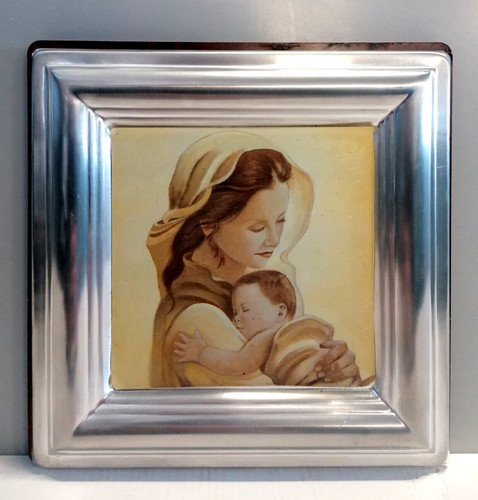Quadro argento madonna con - in, argento,