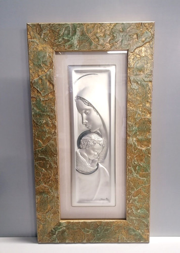 Icona quadro argento - in,