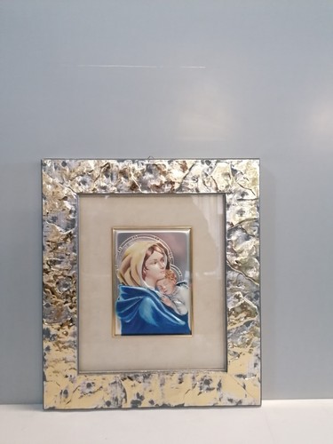 Quadro sacro argento - in,