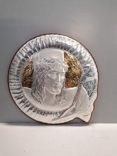 Quadro sacro gesù argento - quadro,