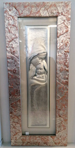 Quadro argento madonna con - argento,,